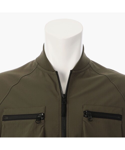 BRIEFING（ブリーフィング）の「【BRIEFING GOLF／ブリーフィングゴルフ】MS STORMFLEECE BLOUSON（ブルゾン・メンズ・チャコール/ブラック/オリーブ/ライトグレー・L/M/S/XL）」の5枚目の写真