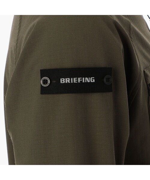 BRIEFING（ブリーフィング）の「【BRIEFING GOLF／ブリーフィングゴルフ】MS STORMFLEECE BLOUSON（ブルゾン・メンズ・チャコール/ブラック/オリーブ/ライトグレー・L/M/S/XL）」の7枚目の写真