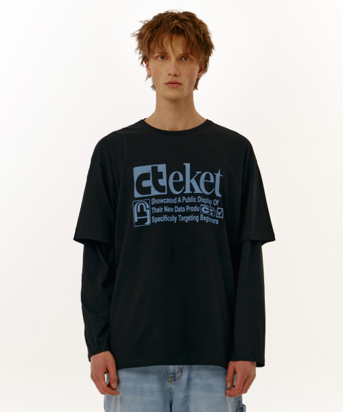 TEKET(テケット)の「Plan Tee Black(Tシャツ/カットソー・レディース・その他・SMALL/MEDIUM/LARGE)」の2枚目の写真