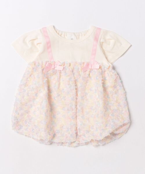 SKAPE(エスケープ)の「チュールバルーンTシャツ(Tシャツ/カットソー・キッズ・ピンク/ブルー・110cm/90cm/100cm/120cm/130cm)」の5枚目の写真