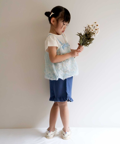 SKAPE(エスケープ)の「チュールバルーンTシャツ(Tシャツ/カットソー・キッズ・ピンク/ブルー・110cm/90cm/100cm/120cm/130cm)」の9枚目の写真