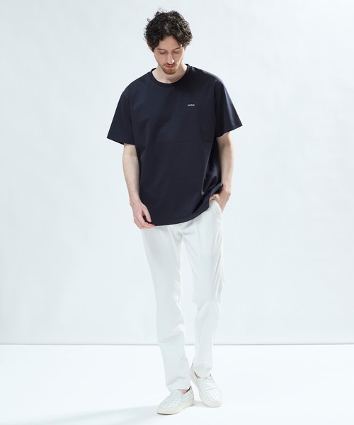 MEN'S BIGI(メンズビギ)の「【TATRAS/タトラス】SELO/セロ Tシャツ(Tシャツ/カットソー・メンズ・ネイビー/ブラック/ホワイト・02/03)」の10枚目の写真