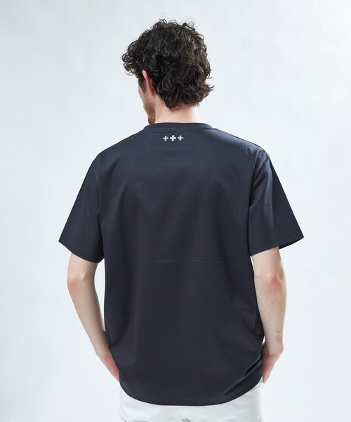 MEN'S BIGI(メンズビギ)の「【TATRAS/タトラス】SELO/セロ Tシャツ(Tシャツ/カットソー・メンズ・ネイビー/ブラック/ホワイト・02/03)」の7枚目の写真