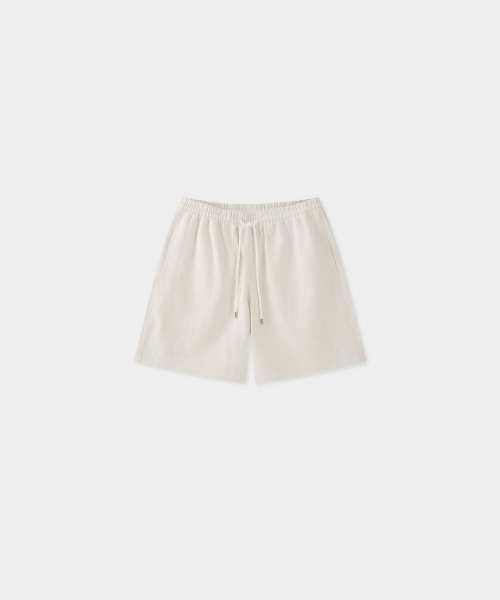 J'RIUM(ジェイリウム)の「ニコルリネンドローストリングショーツアイボリー(その他パンツ・メンズ・その他・LARGE/MEDIUM)」の2枚目の写真