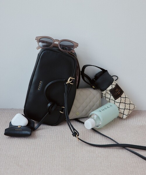 TOCCA(トッカ)の「CLAVIER LEATHER BOSTON BAG ボストンバッグ(ボストンバッグ・レディース・ベージュ系/レッド系/ブラック系・F)」の11枚目の写真