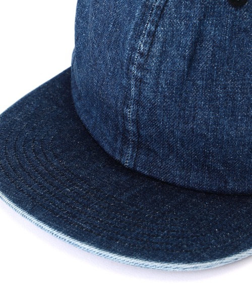 schott（ショット）の「Schott/ショット/DENIM 6P CAP/デニム シックスパネル キャップ（キャップ・メンズ・ネイビー/ブラック・F）」の5枚目の写真