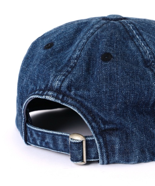 schott（ショット）の「Schott/ショット/DENIM 6P CAP/デニム シックスパネル キャップ（キャップ・メンズ・ネイビー/ブラック・F）」の3枚目の写真