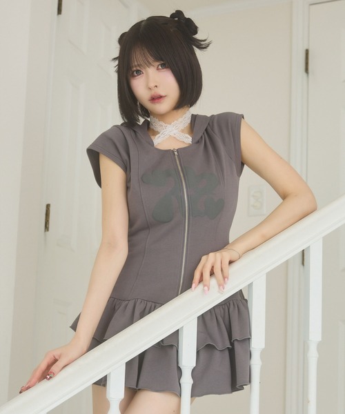 EMMA CLOTHES｜エマ クローズのワンピース（グレー/灰色系・半袖）通販
