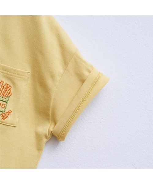LYKKE(リッケ)の「乾燥機OKな半袖Tシャツ(Tシャツ/カットソー・キッズ・ライトブルー/アイボリー/レッド系その他/ピンク/イエロー/チャコール・90/100/110/120/130/80)」の21枚目の写真
