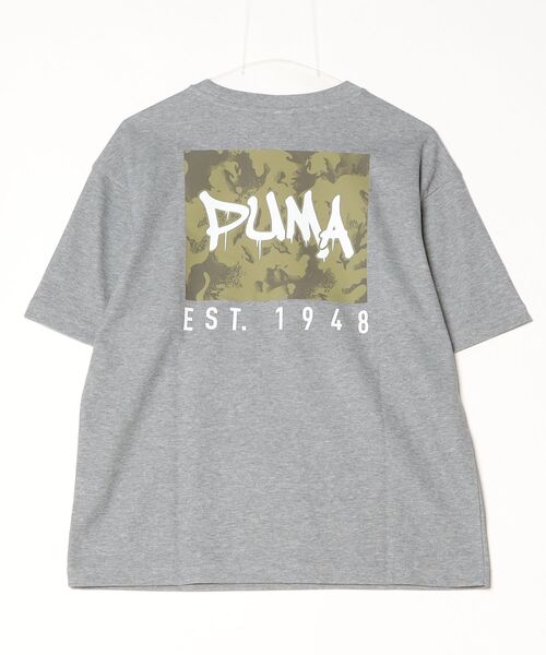 PUMA（プーマ）の「プーマ PUMA ESS ELEVATED MX SS カモ BK PT Tシャツ（Tシャツ/カットソー・メンズ・カーキ/ブラック/グレー/ホワイト・S/M/L/LL/3L）」の7枚目の写真