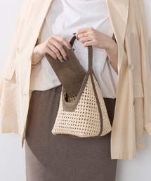 CHRISTIAN VILLA | 【CHRISTIAN VILLA】ラフィアマクラメハンドバッグ(ハンドバッグ)