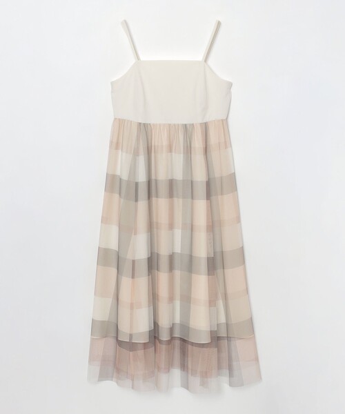 BLUE LABEL CRESTBRIDGE(ブルーレーベルクレストブリッジ)の「【sweetコラボ】クレストブリッジチェックチュールプリントドレスセット(ワンピース・レディース・パープル系その他4/レッド/ピンク系その他3・40/38/36)」の10枚目の写真
