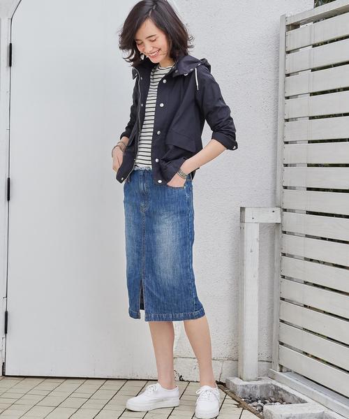 green label relaxing（グリーンレーベルリラクシング）の「[WEB限定]CB N 2WAY デッキパーカー ◆（ブルゾン・レディース・ブラック/オリーブ/ネイビー・36/44/40/42/38）」の17枚目の写真