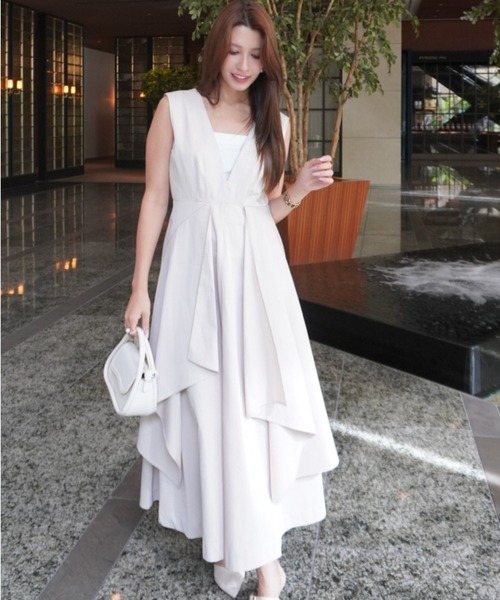 Tiered flare jumper skirt/ティアードフレアジャンパースカート Tiered flare jumper skirt/ティアードフレアジャンパースカート
