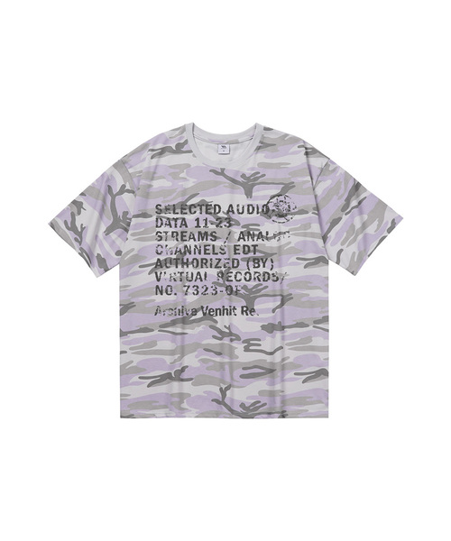 VENHIT(ベンヒット)の「DATA11-23 カモ 半袖Tシャツ(Tシャツ/カットソー・レディース・グレー/グリーン・SMALL/MEDIUM/LARGE/X-LARGE)」の1枚目の写真