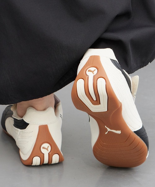 PUMA(プーマ)の「PUMA/プーマ SLIPCAT スピードキャット スニーカー レディース ブランドロゴ ロープロファイルスニーカー 秋 秋服 2026年秋冬(スニーカー・レディース・ブラック/アイボリー・23/23.5/24/24.5/25)」の15枚目の写真