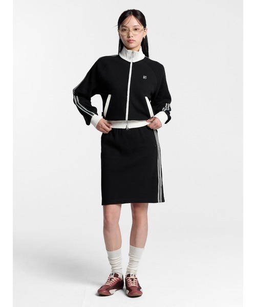 FILA(フィラ)の「1911 HERITAGE Knit Track Zip(その他アウター・レディース・ダークブルー/アイボリー/ダークブラウン/ブラック・XS/S/M/L)」の6枚目の写真