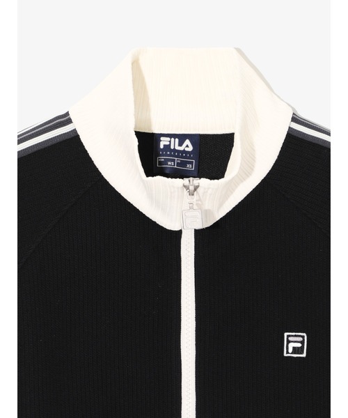 FILA(フィラ)の「1911 HERITAGE Knit Track Zip(その他アウター・レディース・ダークブルー/アイボリー/ダークブラウン/ブラック・XS/S/M/L)」の11枚目の写真