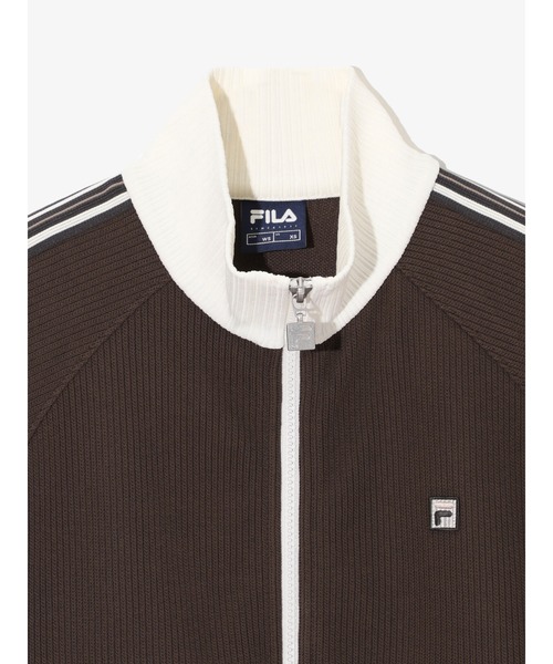 FILA(フィラ)の「1911 HERITAGE Knit Track Zip(その他アウター・レディース・ダークブルー/アイボリー/ダークブラウン/ブラック・XS/S/M/L)」の22枚目の写真