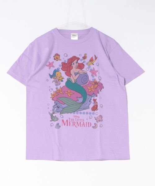 Disney(ディズニー)の「【 Disney 】 ディズニー プリントTシャツ シリーズB 26S4(Tシャツ/カットソー・レディース・ホワイト/パープル系その他/ライトホワイト/パープル系その他2/ライトピンク/ストーン/パープル系その他3・LARGE/X-LARGE/MEDIUM)」の4枚目の写真