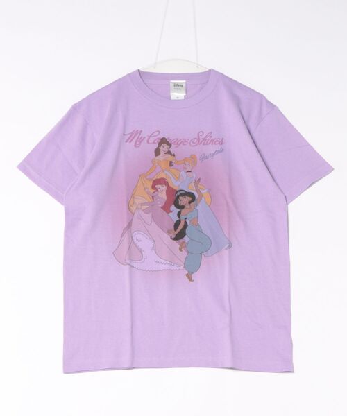 Disney(ディズニー)の「【 Disney 】 ディズニー プリントTシャツ シリーズB 26S4(Tシャツ/カットソー・レディース・ホワイト/パープル系その他/ライトホワイト/パープル系その他2/ライトピンク/ストーン/パープル系その他3・LARGE/X-LARGE/MEDIUM)」の5枚目の写真