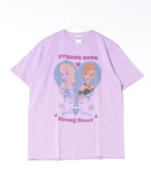 Disney(ディズニー)の「【 Disney 】 ディズニー プリントTシャツ シリーズB 26S4(Tシャツ/カットソー・レディース・ホワイト/パープル系その他/ライトホワイト/パープル系その他2/ライトピンク/ストーン/パープル系その他3・LARGE/X-LARGE/MEDIUM)」の6枚目の写真