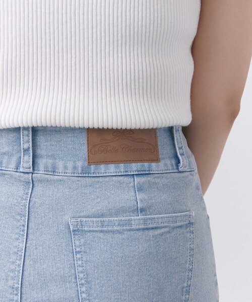 OLIVE des OLIVE(オリーブデオリーブ)の「【Belle Charme】Side Lace-up Flare Denim(デニムパンツ・レディース・グレー/サックスブルー/ブラック・SMALL/MEDIUM/LARGE)」の11枚目の写真