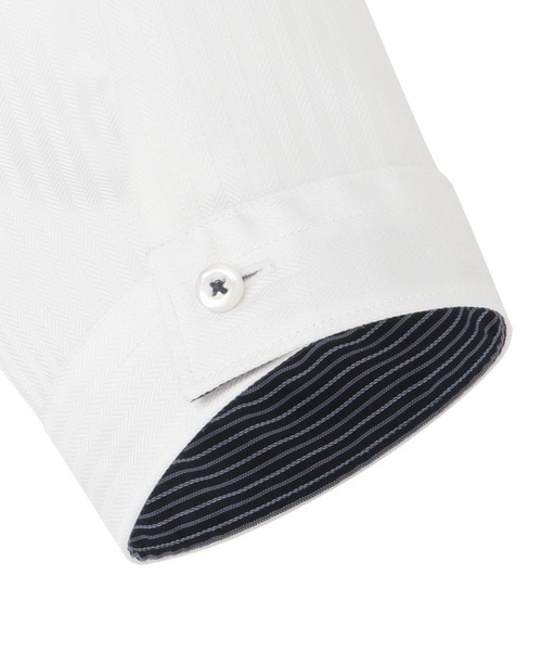 TOKYO SHIRTS(トウキョウシャツ)の「【超形態安定】形態安定ノンアイロン レギュラー 7分袖ビジネスワイシャツ(ビジネスシャツ・レディース・ホワイト・S/M/L/LL/XL)」の4枚目の写真