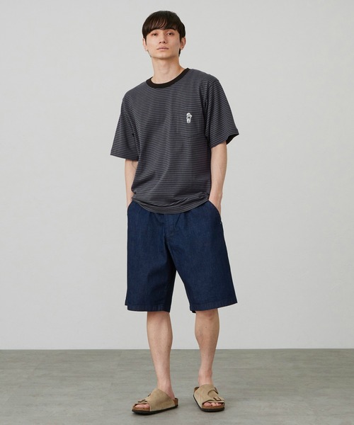 Lee(リー)の「Lee/リー FLeeasy SHORTS / イージーショートパンツ(その他パンツ・メンズ・インディゴブルー/ストライプ/ネイビー/ブラウン/チャコール・FREE)」の16枚目の写真