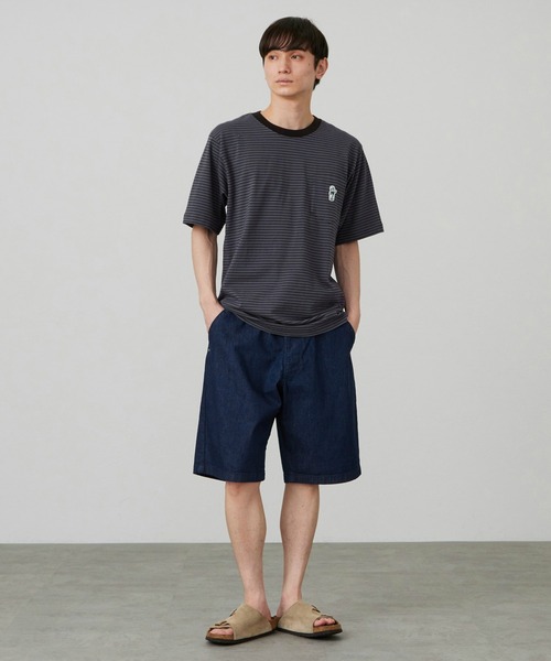Lee(リー)の「Lee/リー FLeeasy SHORTS / イージーショートパンツ(その他パンツ・メンズ・インディゴブルー/ストライプ/ネイビー/ブラウン/チャコール・FREE)」の17枚目の写真