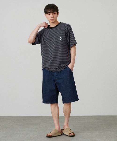 Lee(リー)の「Lee/リー FLeeasy SHORTS / イージーショートパンツ(その他パンツ・メンズ・インディゴブルー/ストライプ/ネイビー/ブラウン/チャコール・FREE)」の18枚目の写真