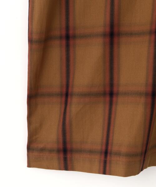 DANKE SCHON(ダンケシェーン)の「【WEB&DEPOT限定】DankeSchon/ダンケシェーン/OMBRE CHECK S/S SHIRTS(シャツ/ブラウス・レディース・アイボリー/キャメル/ネイビー・M/L/XL)」の13枚目の写真