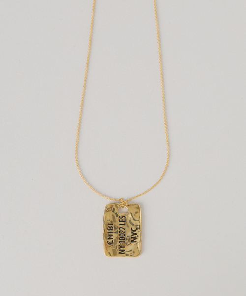 Chibi Jewels （チビジュエルズ）の「chibi jewels/チビジュエルズ Idintification Tag Necklace（ネックレス・レディース・ゴールド・FREE）」の5枚目の写真