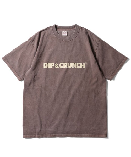 HOUSTON(ヒューストン)の「HOUSTON USED加工プリントTシャツ(DIP&CRUNCH)(Tシャツ/カットソー・メンズ・ブラック/ターコイズブルー/ブラウン/ホワイト・XX-LARGE/X-LARGE/LARGE/MEDIUM)」の3枚目の写真