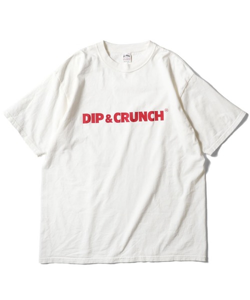 HOUSTON(ヒューストン)の「HOUSTON USED加工プリントTシャツ(DIP&CRUNCH)(Tシャツ/カットソー・メンズ・ブラック/ターコイズブルー/ブラウン/ホワイト・XX-LARGE/X-LARGE/LARGE/MEDIUM)」の1枚目の写真