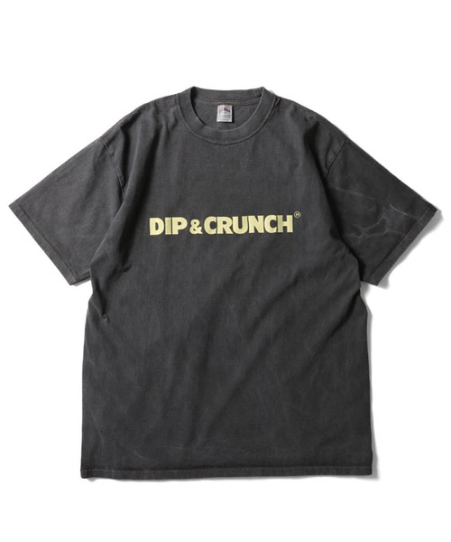 HOUSTON(ヒューストン)の「HOUSTON USED加工プリントTシャツ(DIP&CRUNCH)(Tシャツ/カットソー・メンズ・ブラック/ターコイズブルー/ブラウン/ホワイト・XX-LARGE/X-LARGE/LARGE/MEDIUM)」の2枚目の写真