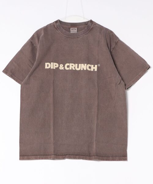 HOUSTON(ヒューストン)の「HOUSTON USED加工プリントTシャツ(DIP&CRUNCH)(Tシャツ/カットソー・メンズ・ブラック/ターコイズブルー/ブラウン/ホワイト・XX-LARGE/X-LARGE/LARGE/MEDIUM)」の7枚目の写真