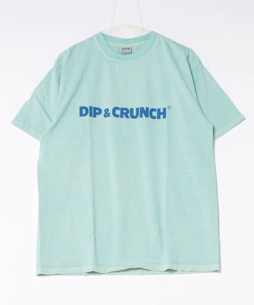 HOUSTON(ヒューストン)の「HOUSTON USED加工プリントTシャツ(DIP&CRUNCH)(Tシャツ/カットソー・メンズ・ブラック/ターコイズブルー/ブラウン/ホワイト・XX-LARGE/X-LARGE/LARGE/MEDIUM)」の8枚目の写真