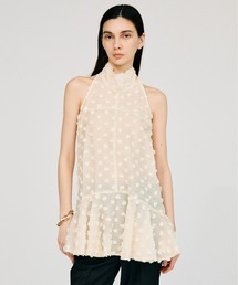 PRANK PROJECT | 【2026Summer Pre-Order】ドットジャガードハイネックチュニック / Dot Jacquard High-Neck Tunic(チュニック)