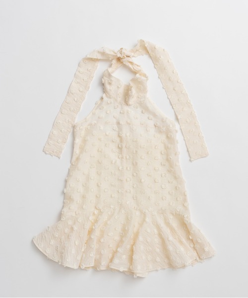 PRANK PROJECT(プランクプロジェクト)の「ドットジャガードハイネックチュニック / Dot Jacquard High-Neck Tunic(チュニック・レディース・ホワイト/ブラック・FREE)」の9枚目の写真