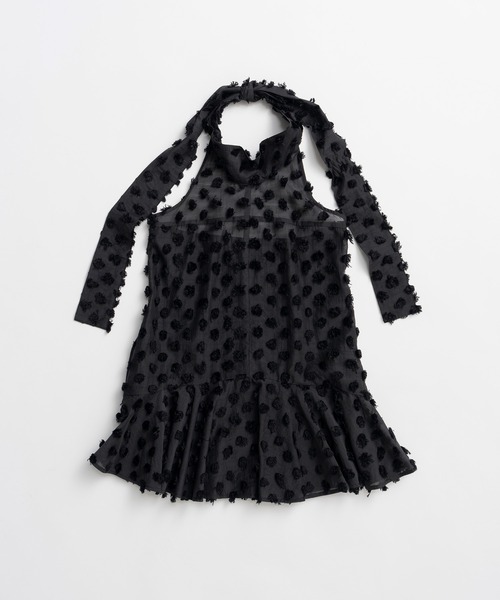 PRANK PROJECT(プランクプロジェクト)の「ドットジャガードハイネックチュニック / Dot Jacquard High-Neck Tunic(チュニック・レディース・ホワイト/ブラック・FREE)」の8枚目の写真