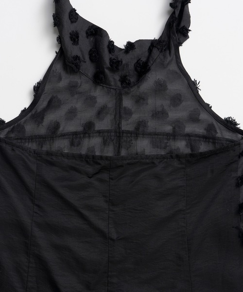 PRANK PROJECT(プランクプロジェクト)の「ドットジャガードハイネックチュニック / Dot Jacquard High-Neck Tunic(チュニック・レディース・ホワイト/ブラック・FREE)」の5枚目の写真