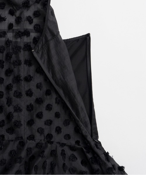 PRANK PROJECT(プランクプロジェクト)の「ドットジャガードハイネックチュニック / Dot Jacquard High-Neck Tunic(チュニック・レディース・ホワイト/ブラック・FREE)」の3枚目の写真