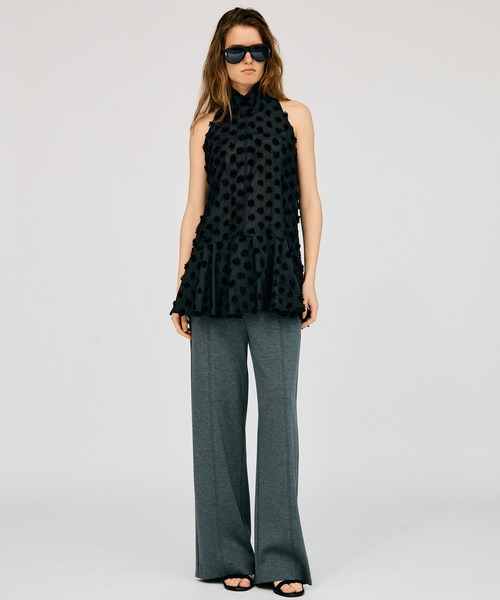 PRANK PROJECT(プランクプロジェクト)の「ドットジャガードハイネックチュニック / Dot Jacquard High-Neck Tunic(チュニック・レディース・ホワイト/ブラック・FREE)」の18枚目の写真