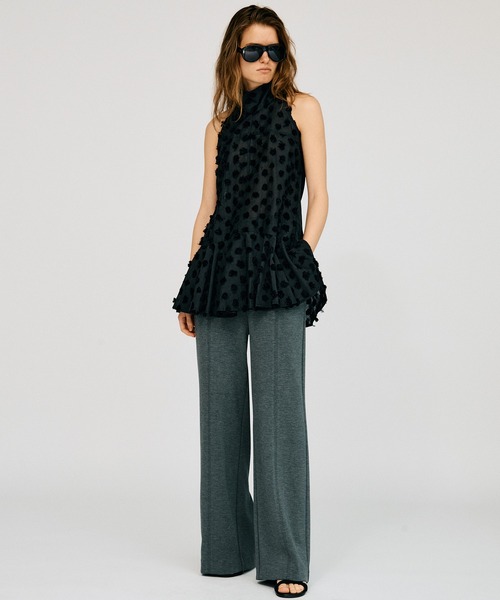 PRANK PROJECT(プランクプロジェクト)の「ドットジャガードハイネックチュニック / Dot Jacquard High-Neck Tunic(チュニック・レディース・ホワイト/ブラック・FREE)」の19枚目の写真