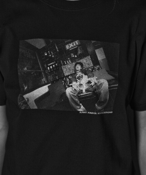 NineMicrophones(ナインマイクロフォンズ)の「SUNNY TEE(Tシャツ/カットソー・メンズ・ブラック/ホワイト・MEDIUM/SMALL/XX-LARGE/X-LARGE/LARGE)」の19枚目の写真
