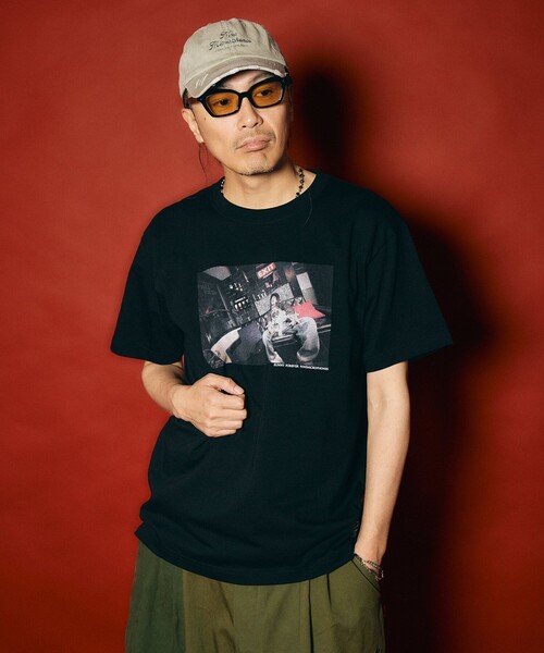 NineMicrophones(ナインマイクロフォンズ)の「SUNNY TEE(Tシャツ/カットソー・メンズ・ブラック/ホワイト・MEDIUM/SMALL/XX-LARGE/X-LARGE/LARGE)」の20枚目の写真
