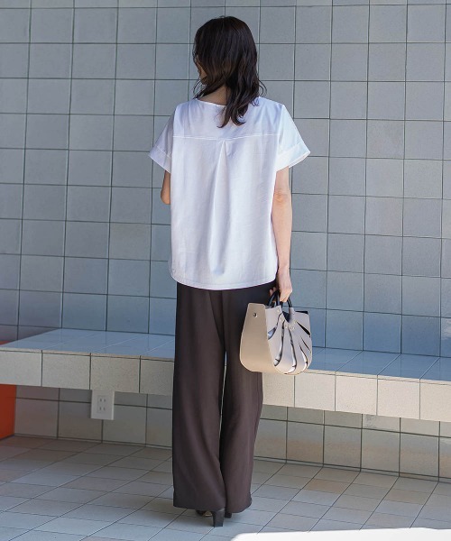 LAUTREAMONT(ロートレアモン)の「レースコンビカットソー(Tシャツ/カットソー・レディース・ホワイト/ブラック・9号)」の10枚目の写真