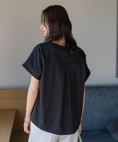LAUTREAMONT(ロートレアモン)の「レースコンビカットソー(Tシャツ/カットソー・レディース・ホワイト/ブラック・9号)」の12枚目の写真
