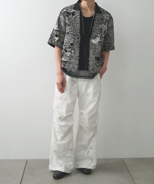 TAAKK(ターク)の「【TAAKK】別注PARACHUTE PANTS(その他パンツ・メンズ・ホワイト/ブラック・3/2)」の11枚目の写真